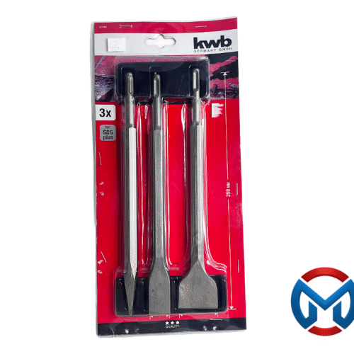 JUEGO DE CINCELES SDS 3 PZS KWB