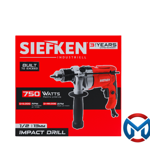 TALADRO PERCUTOR 750W MANDRIL 1/2″ 3.000 RPM SIEFKEN