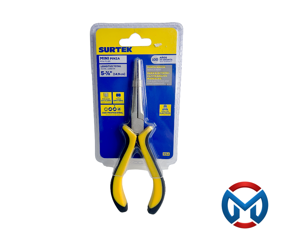MINI PINZA PUNTA AGUJA 5-78 SURTEK 1